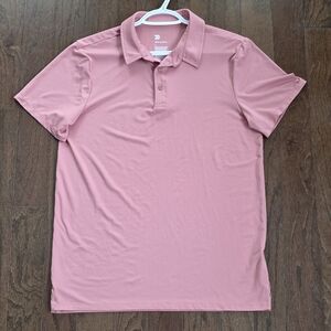 All in Motion Men's Light Pink Polo Shirt
